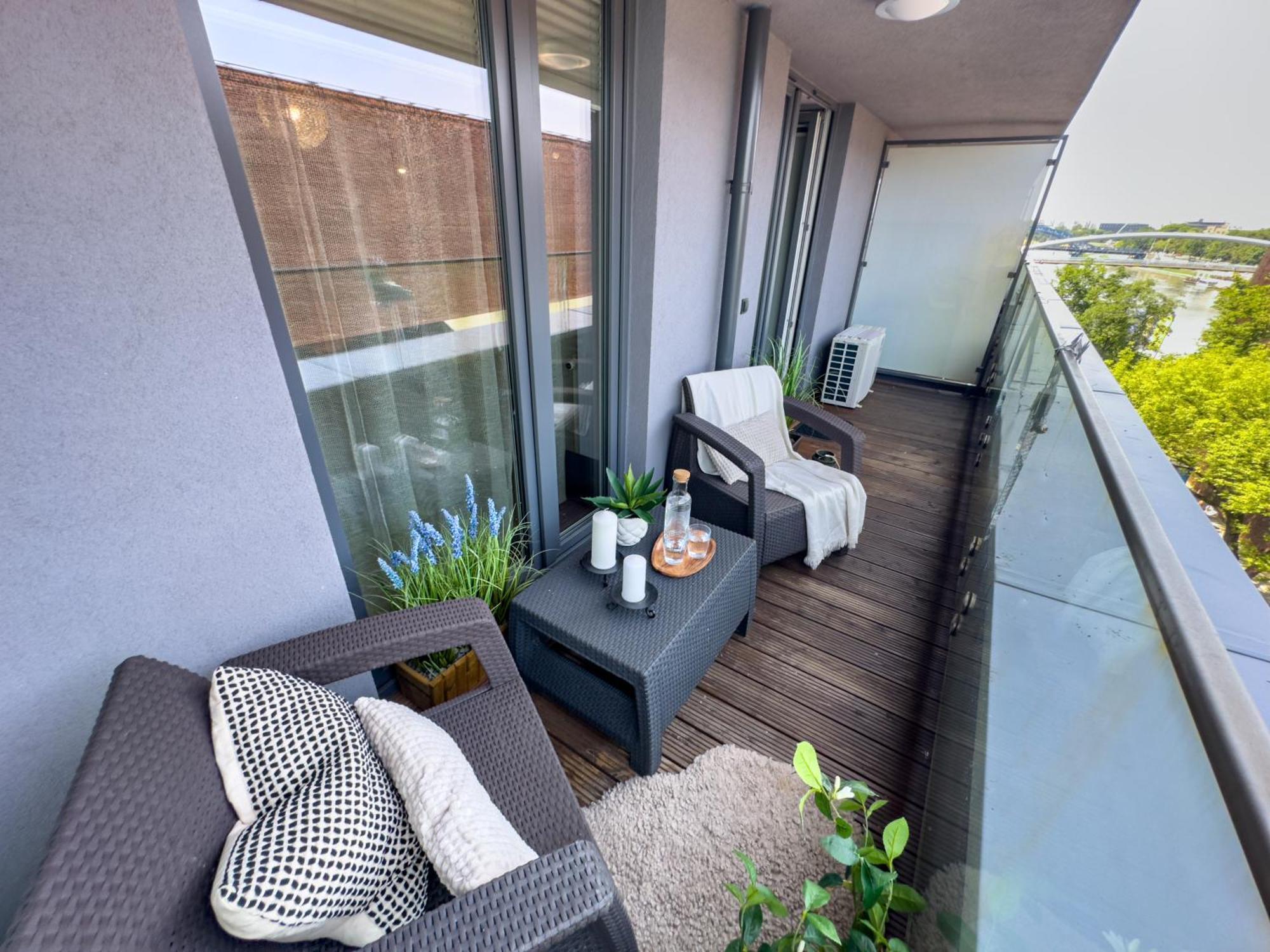 Nadwislanska Przystan Apartament Z Widokiem Na Wisle Kraków Exteriör bild
