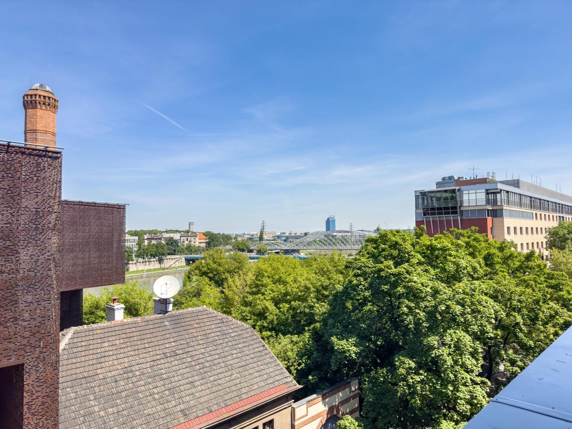 Nadwislanska Przystan Apartament Z Widokiem Na Wisle Kraków Exteriör bild
